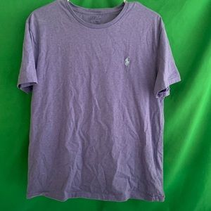 4 different color polo shirts. Lightly worn.